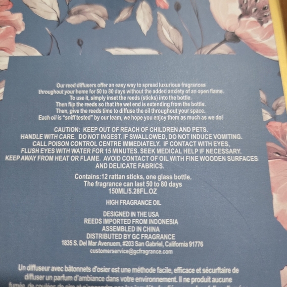 Japanese Cherry Blossom Diffuser - Pink - Picture 4 of 4